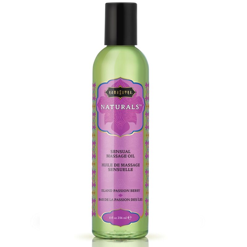 Óleo De Massagem Natural Passion Berry 236 ml - Kamasutra