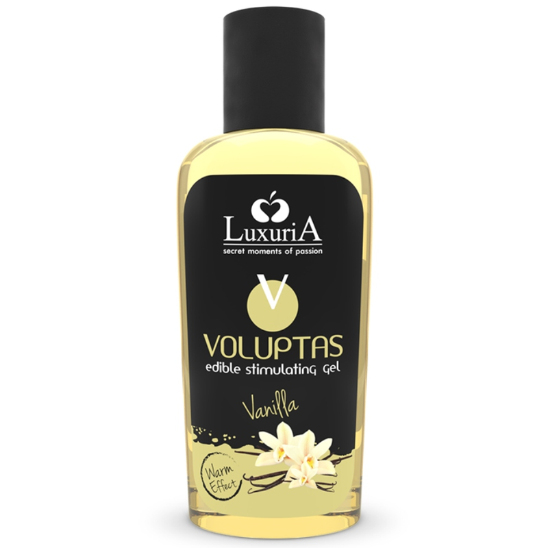Voluptas Gel De Massagem Comestível Efeito Aquecedor - Baunilha 100 ml - Intimateline Luxuria