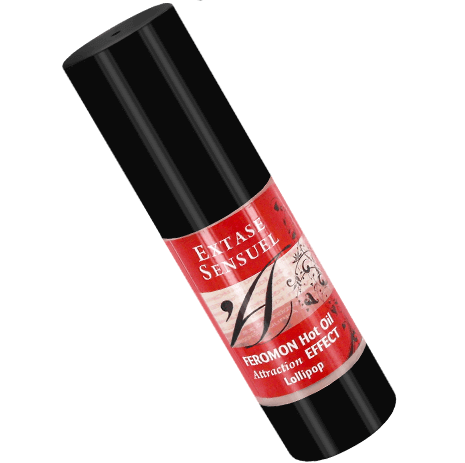 Extase Sensual - Óleo De Massagem Efeito De Aquecimento Com Feromonas De Pirulito 30 Ml