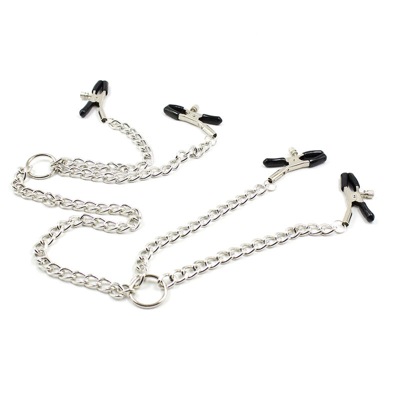 4 Grampos De Bico Com Correntes - Ohmama Fetiche