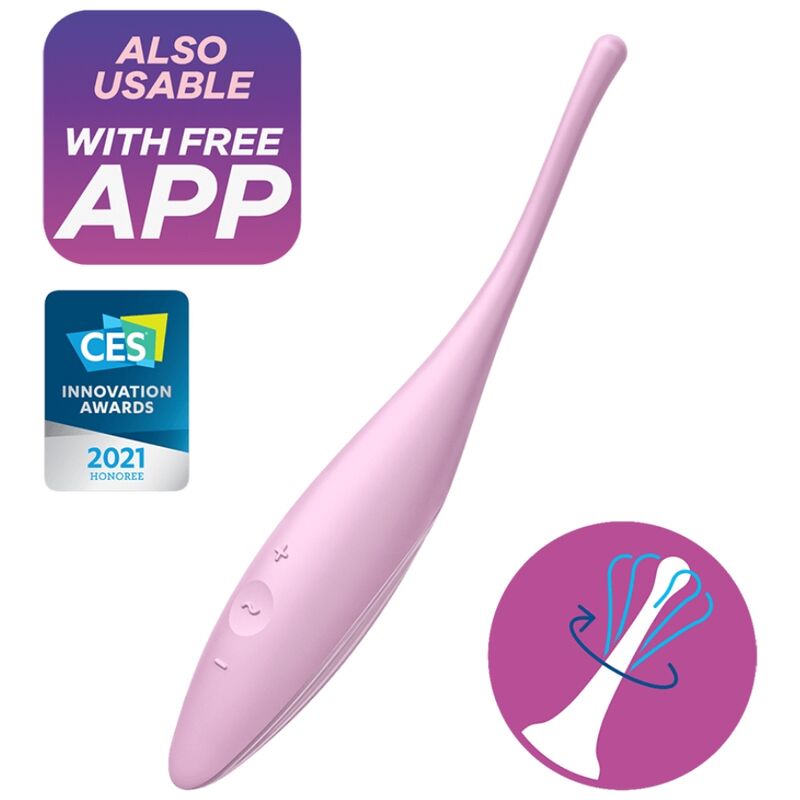 Vibrador Twirling Joy Clit Tip Rosa - Satisfyer