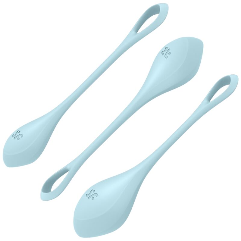 Satisfyer - Conjunto De Treino Yoni Power 2 Azul