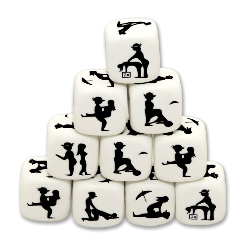 Dados De Pose Brancos - Diablo Picante