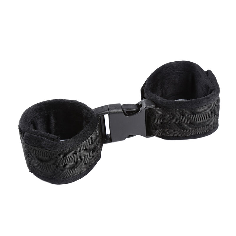 Hook And Loop Fastener Retenões De Pulso De Nylon - Ohmama Fetish