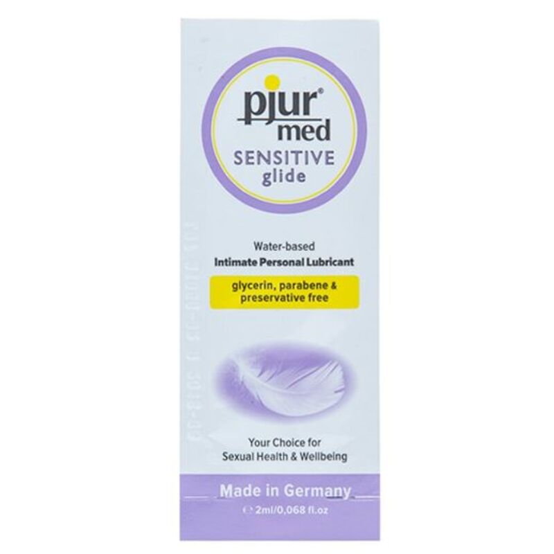 Med Sensitive Glide Lubrificante  Base De Gua 2 ml - Pjur