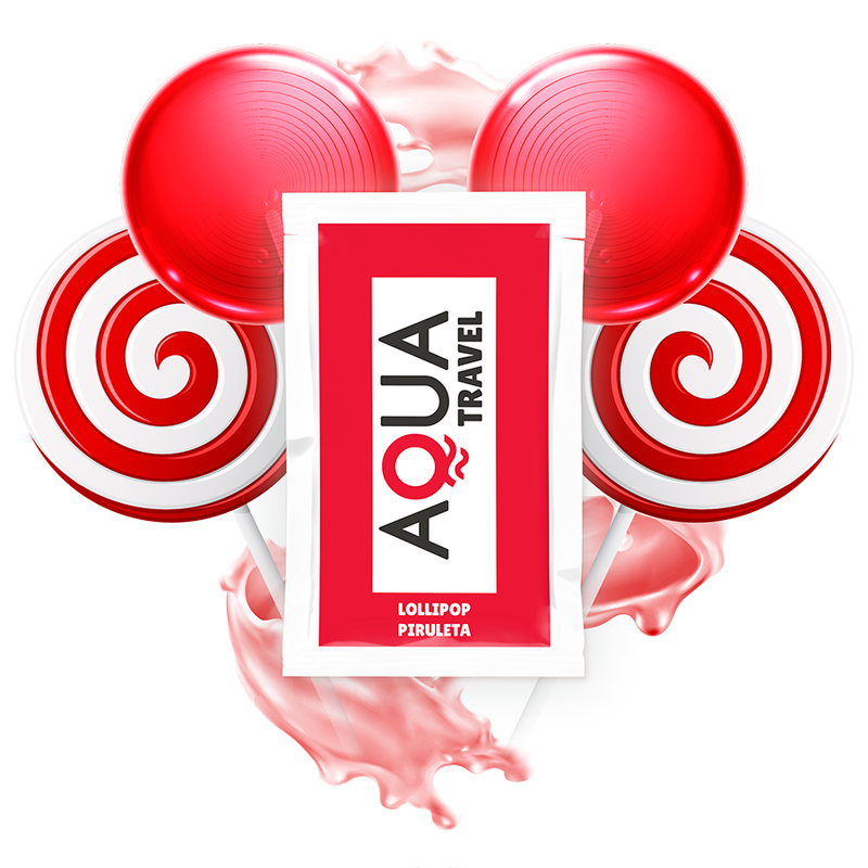 Lubrificante À Base De Água Sabor Pirulito 6 ml - Aqua Travel