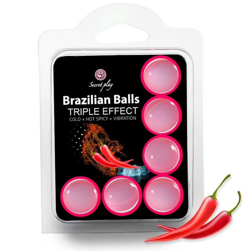 Conjunto 6 Bolas Brasileiras Efeito Triplo - Secretplay