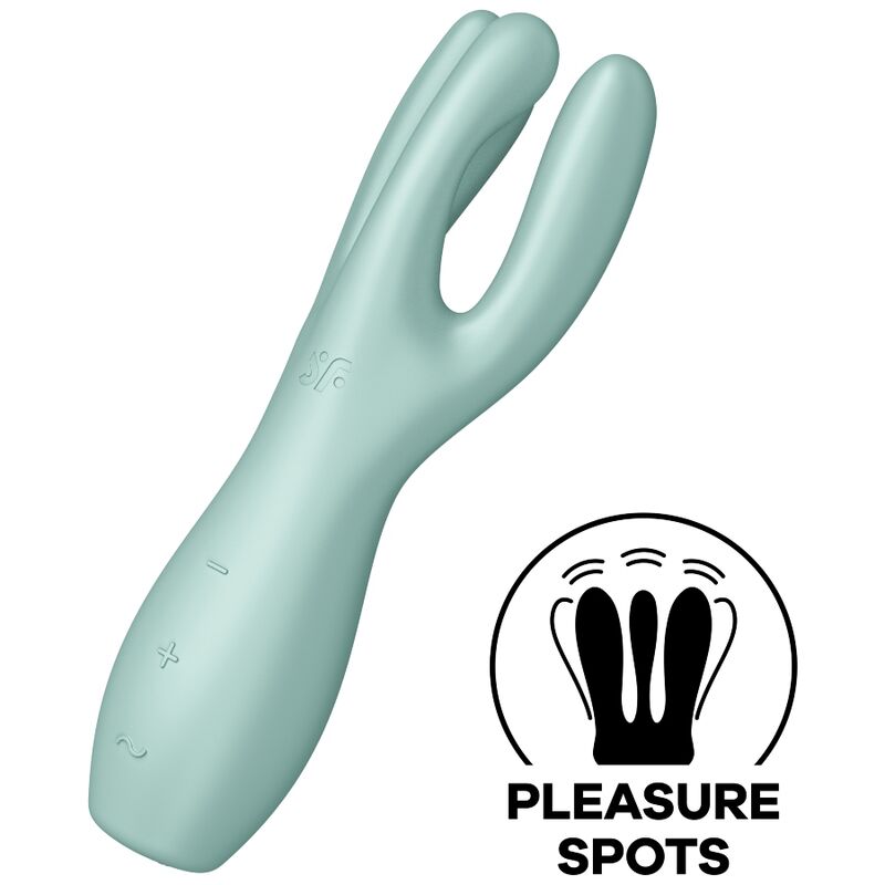 Satisfyer - Vibrador Threesome 3 Menta