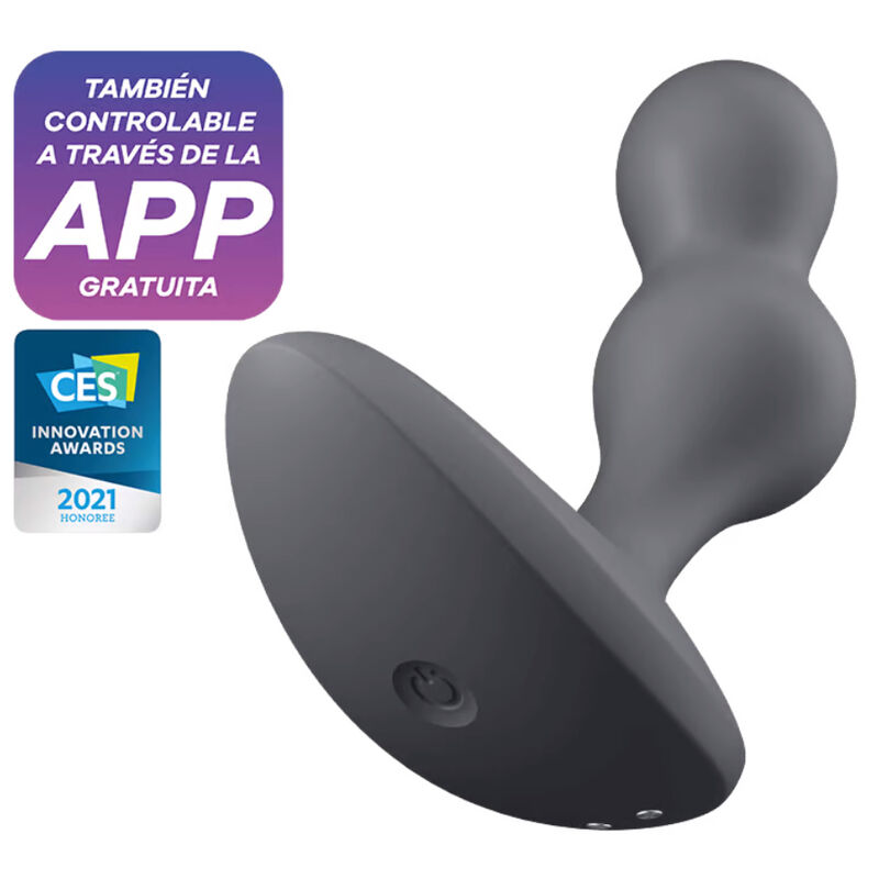 Aplicativo De Plugue Vibratório Deep Diver Cinza - Satisfyer