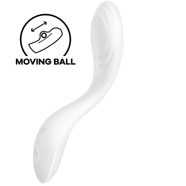 Vibrador Rrrolling Pleasure Gspot Branco - Satisfyer