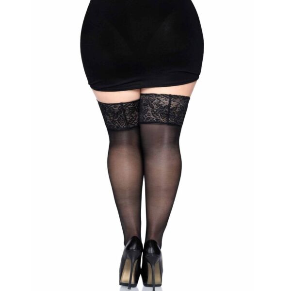 Leg Avenue - Stay Ups Sheer Thigh High Plus Size - Image 4