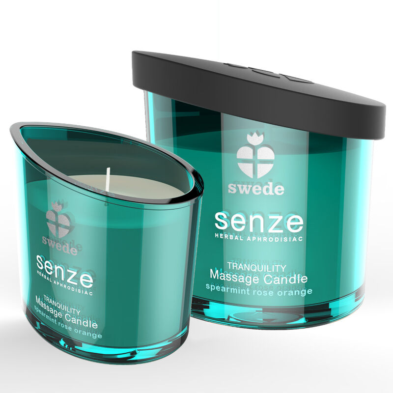 Vela De Massagem Sweede Senze Tranquility - Hortelã, Rosa, Laranja - Swede