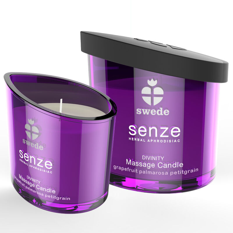 Vela De Massagem Senze Divinity - Toranja, Palmarosa, Petitgrain - Swede