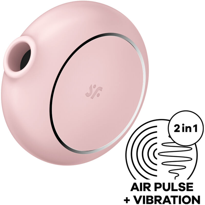 Pro To Go 3 Estimulador E Vibrador De Pulso De Ar Duplo Rosa - Satisfyer
