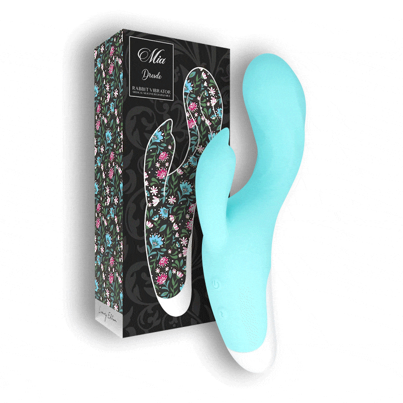 Dresde Vibrator Blue Turquoise - Mia