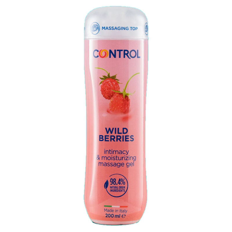 Control - Gel De Massagem 3 Em 1 Bagas Selvagens 200 Ml