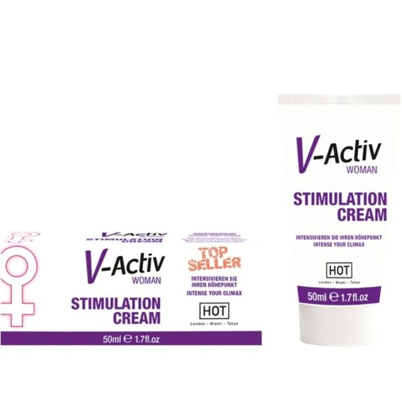Hot - V-Activ Creme De Estimulação Feminina 50Ml