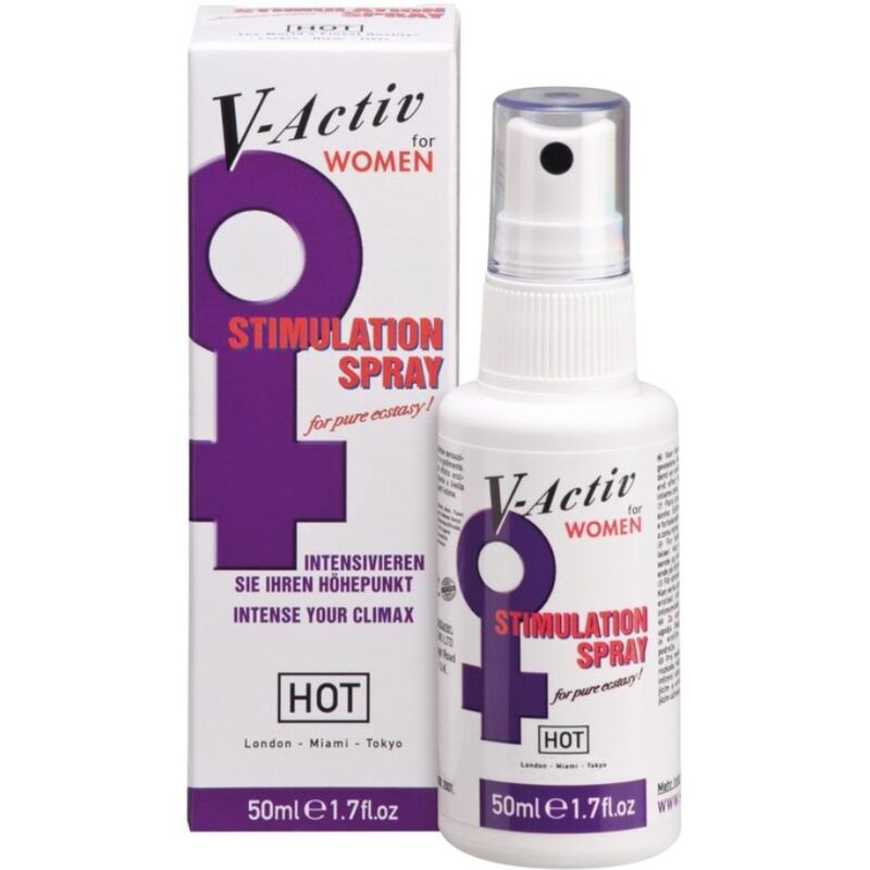 Hot - V-Activ Penis Power Spray Feminino 50Ml