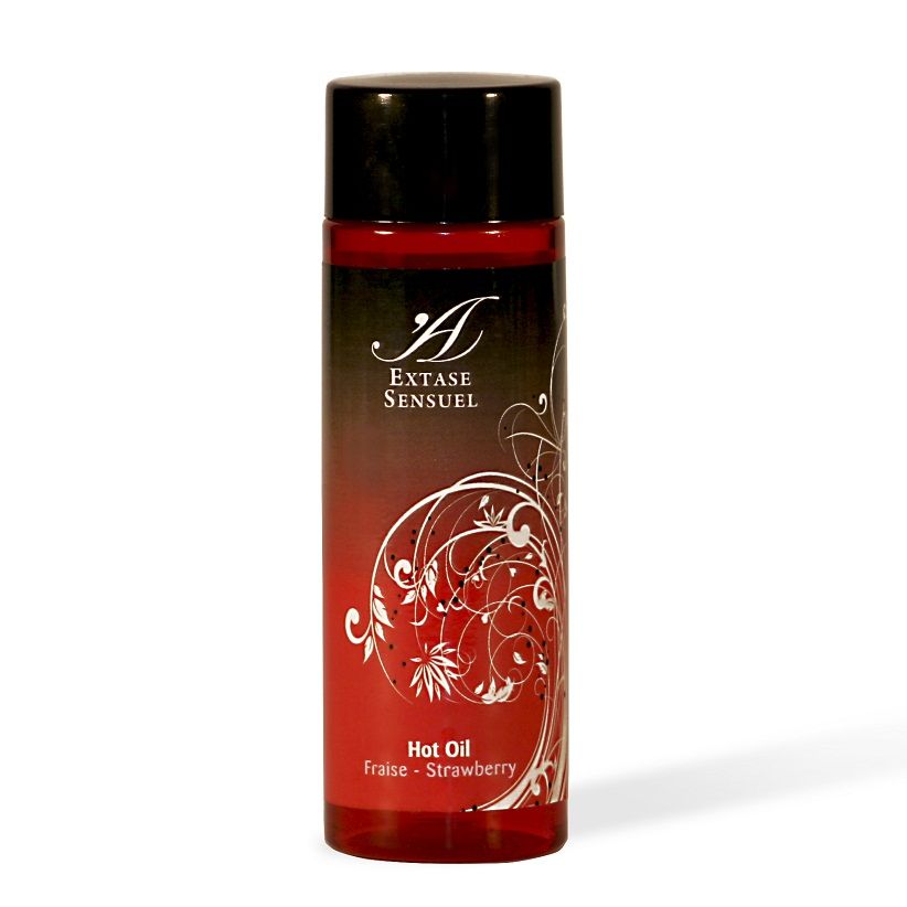 Óleo Estimulante De Calor De Morango 100 ml - Extase Sensual