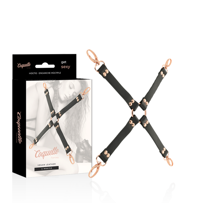 Fantasy Hog Tie Couro Vegano - Coquette Chic Desire