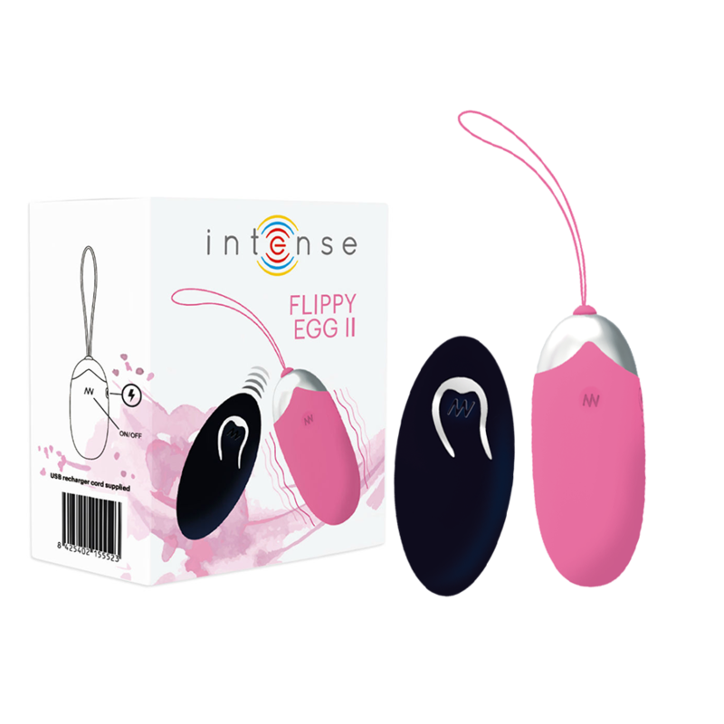 Ovo Vibrante Flippy Ii Com Controle Remoto Rosa - Intense