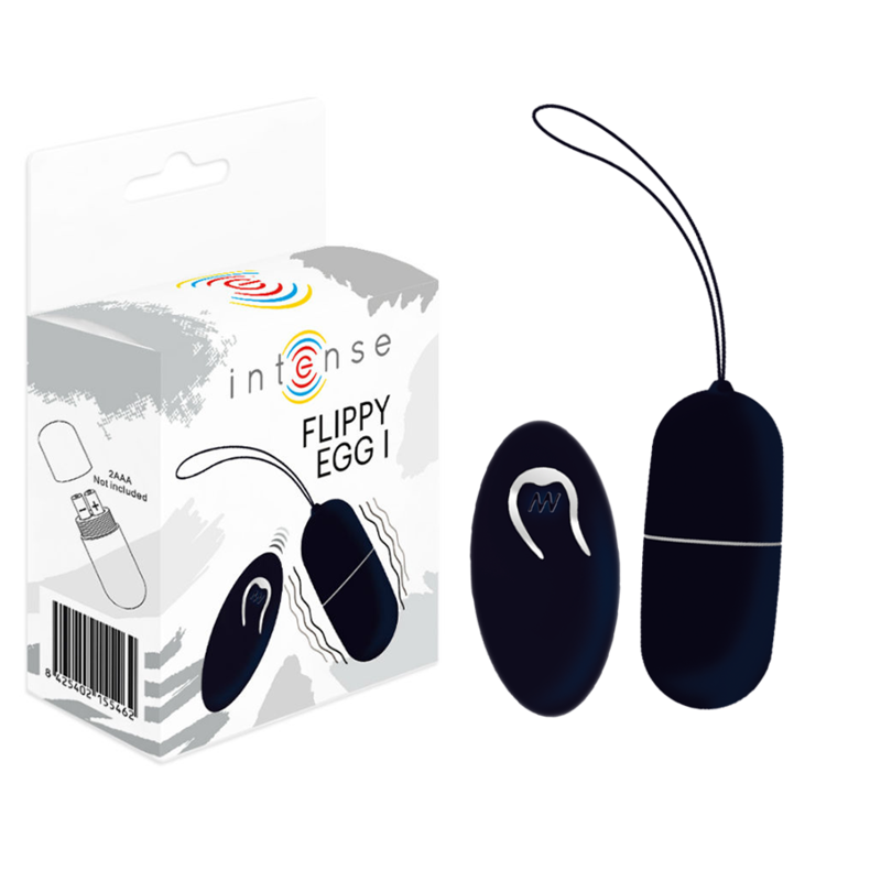 Flippy I Vibrating Ogg Com Controle Remoto Preto - Intense