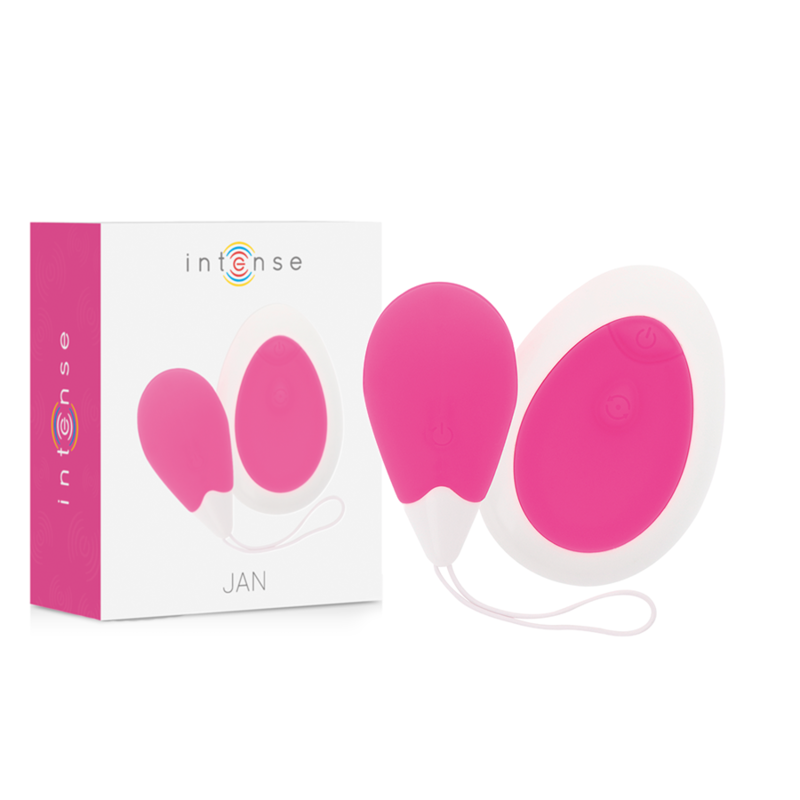 Jan Egg Vibrador Controle Remoto Rosa - Intense