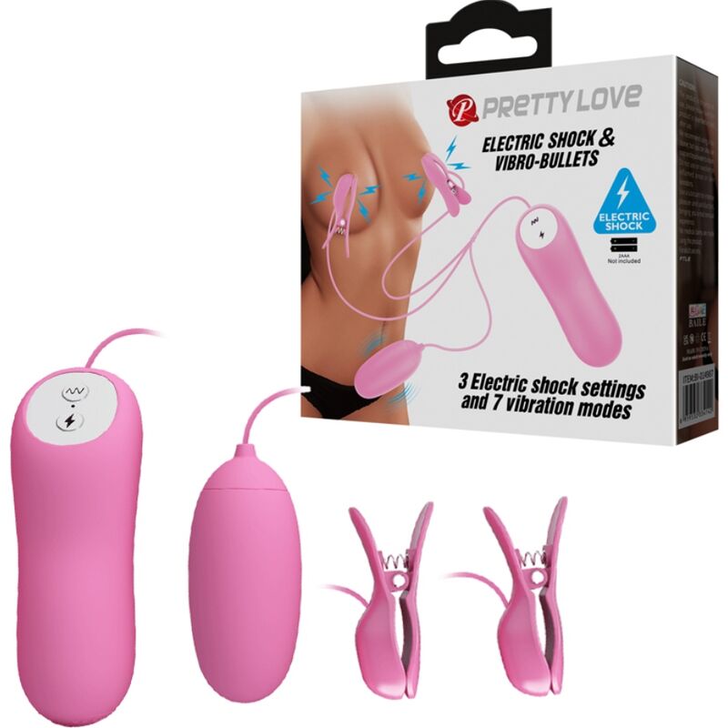 Pina Com Vibrao E Eletroshock Rosa - Pretty Love