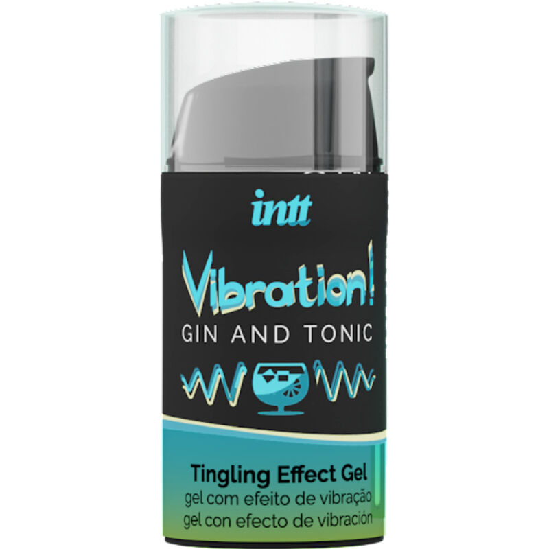 Poderoso Estimulante Íntimo Líquido Vibrador Gel Gin & Tônico 15Ml - Intt
