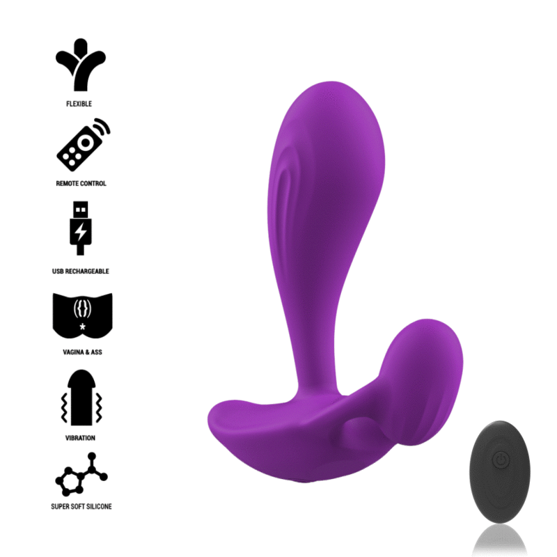 Shelly Plug Anal Controle Remoto Roxo - Intense