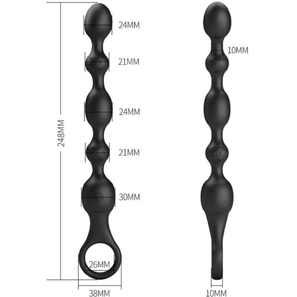 Van Anal Balls 10 Vibraões Silicone Recarregvel - Pretty Love - Image 5