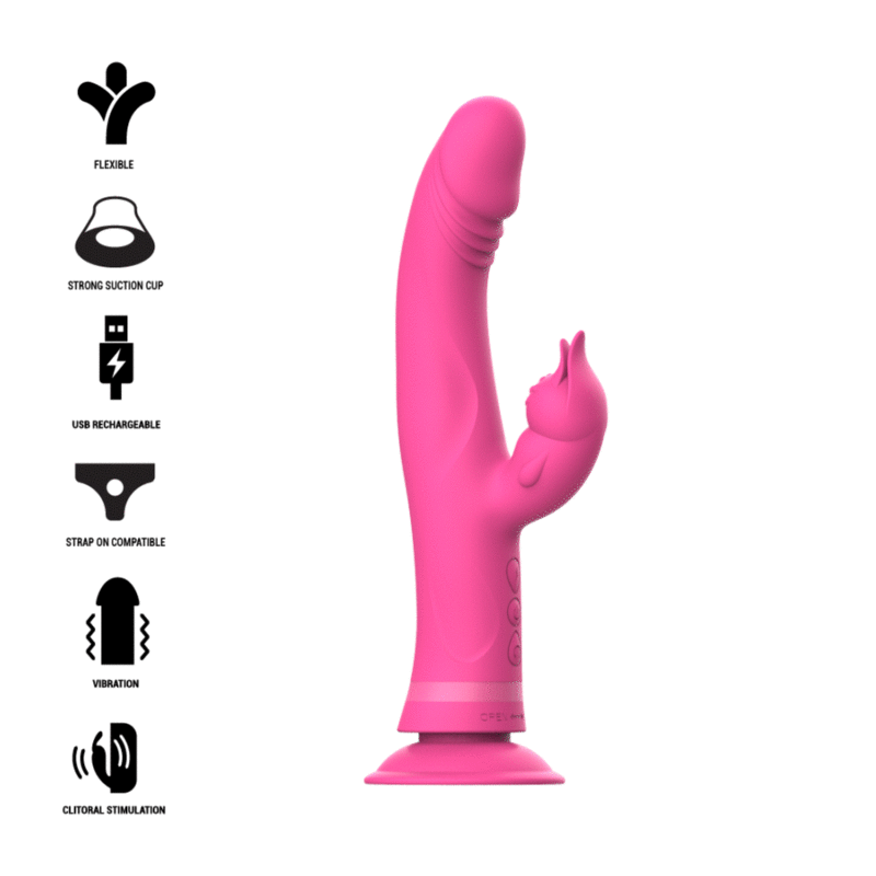 Intense - Vibrador Julio Coelho Rosa Silicone