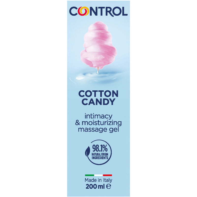 Control - Gel De Massagem Algodo Doce 3 Em 1 200 Ml