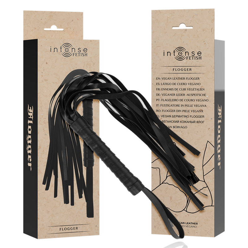 Fetish Flogger De Couro Vegano - Intense