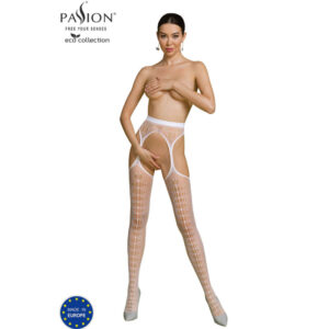 Passion - Coleo Eco Bodystocking Eco S008 Branco