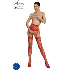 Passion - Coleo Eco Bodystocking Eco S009 Vermelho