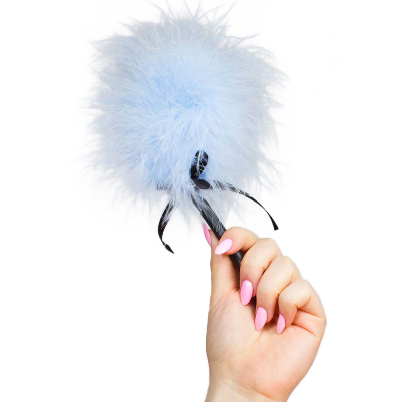 Secretplay - Espanador Marabou Azul Claro