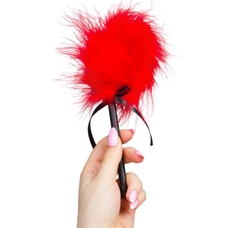 Secretplay - Espanador Marabou Vermelho