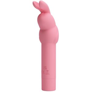 Pretty Love - Vibrador De Silicone Coelho Rosa Gerardo