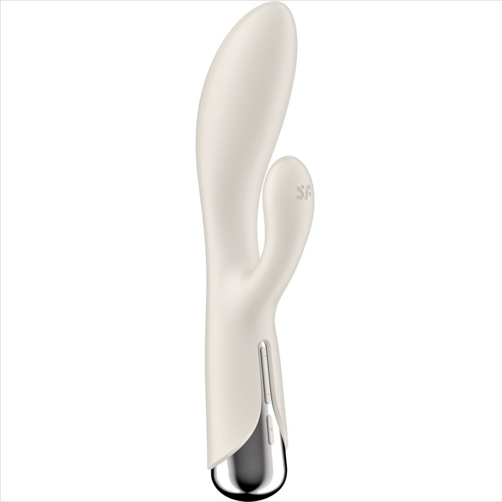 Spinning Coelho 1 Clitóris E Estimulao G-Spot Bege - Satisfyer