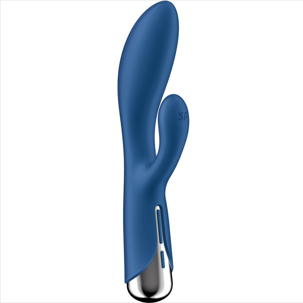 Spinning Coelho 1 Clitóris E Estimulao G-Spot Azul - Satisfyer