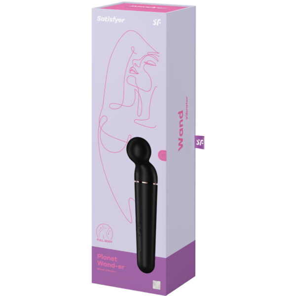 Satisfyer - Massager Vibrador Planet Wand-Er Preto - Image 6