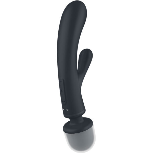 Triple Lover Rabbit Vibrador Massager Cinza - Satisfyer - Image 2