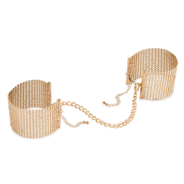 Désir Métallique Algemas De Malha De Metal Dourado - Bijoux