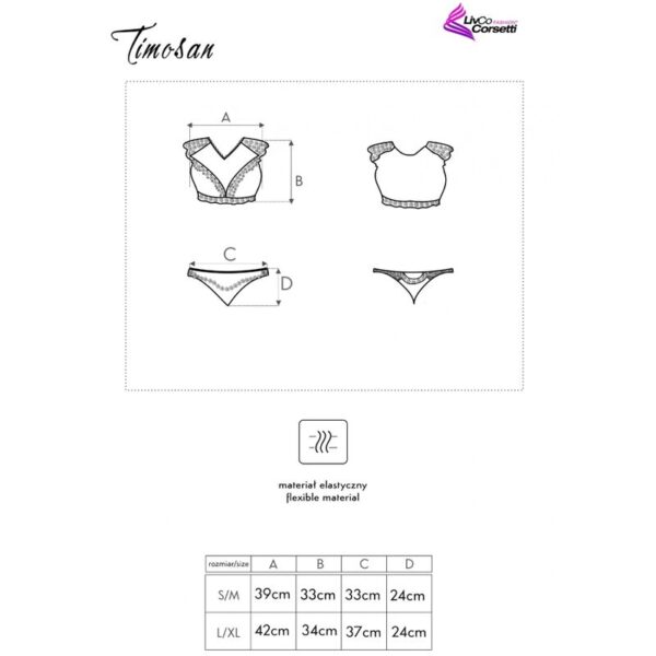 Livco Corsetti Fashion - Timosan Lc 90631 Bra + Cala Preta - Image 7