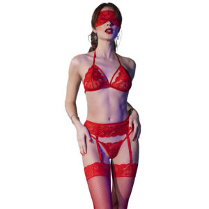 Chilirose - Cr 4467 Conjunto Quatro Peas Vermelho L/Xl