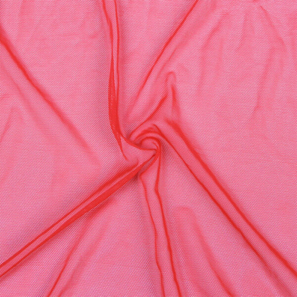 Robe Em Tecido Transparente Com Detalhe De Renda Vermelho S/M - Subblime - Image 11