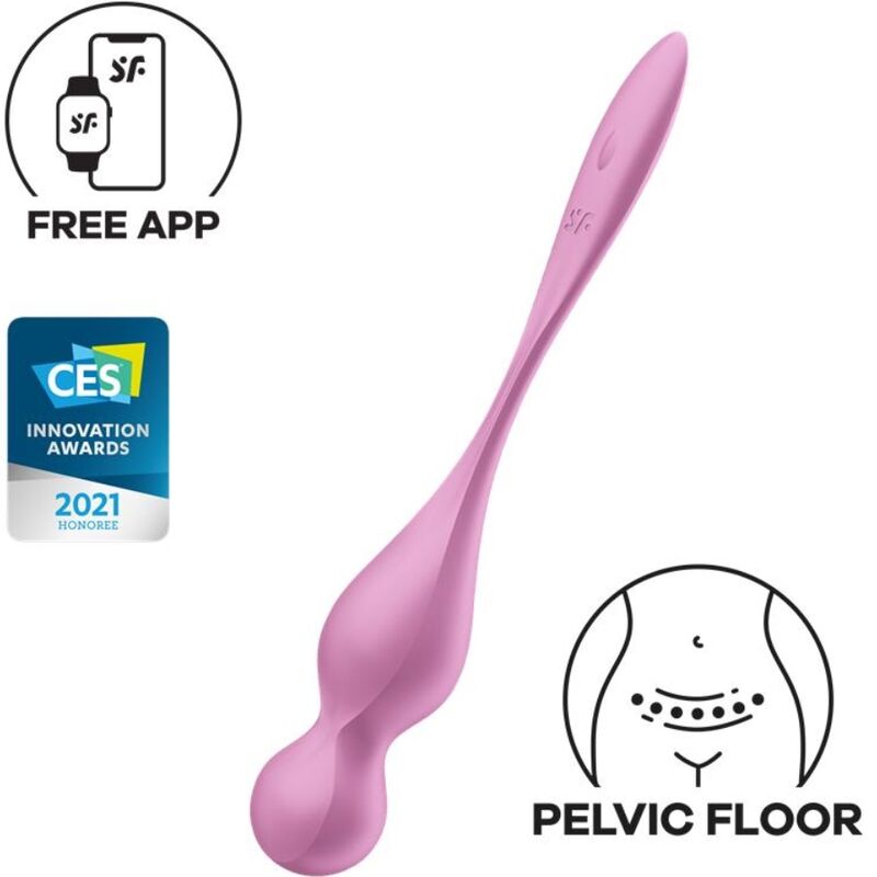 Bolas De Kegel Vibrantes Love Birds Rosa - Satisfyer