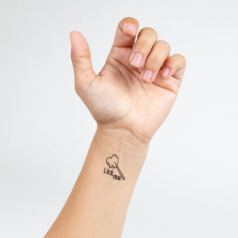 Conjunto De 10 Tatuagens Temporrias Da Coleo De Doces - Secret Play