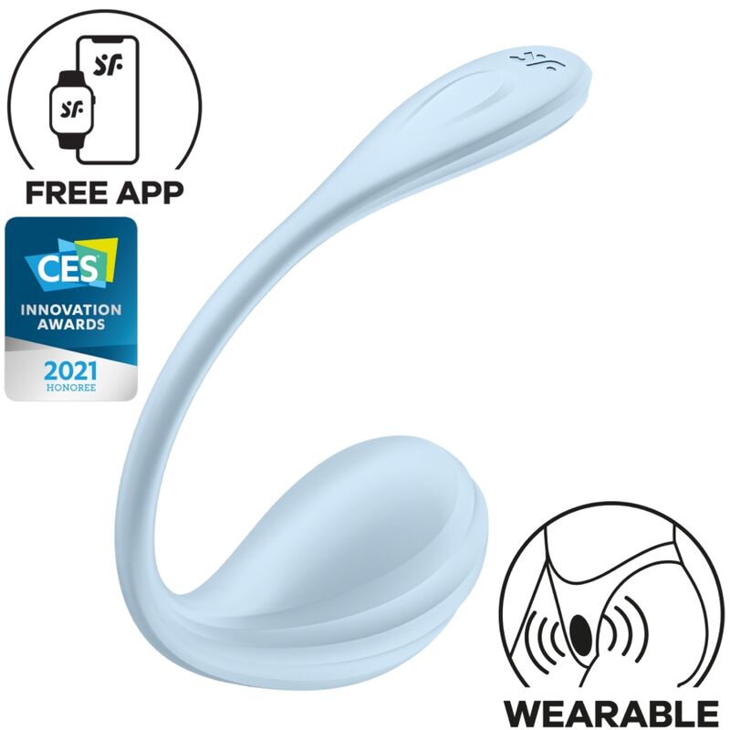 Estimulador De Ponto G De Pétala Lisa Céu Azul Aplicativo Gratuito - Satisfyer